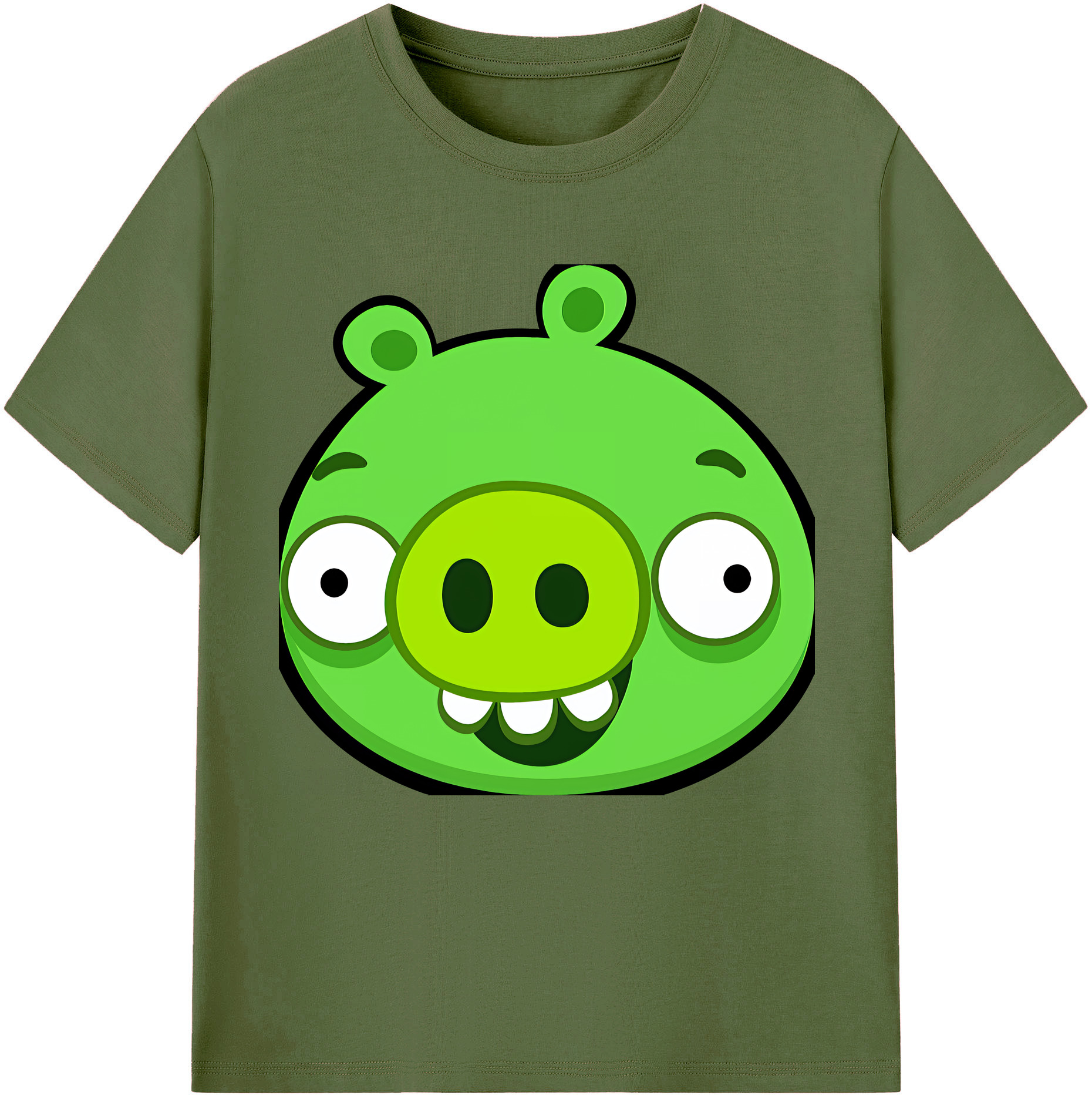 （画像用） Angry Birds アングリーバード 綿100％半袖Tシャツ（フロントプリント）
